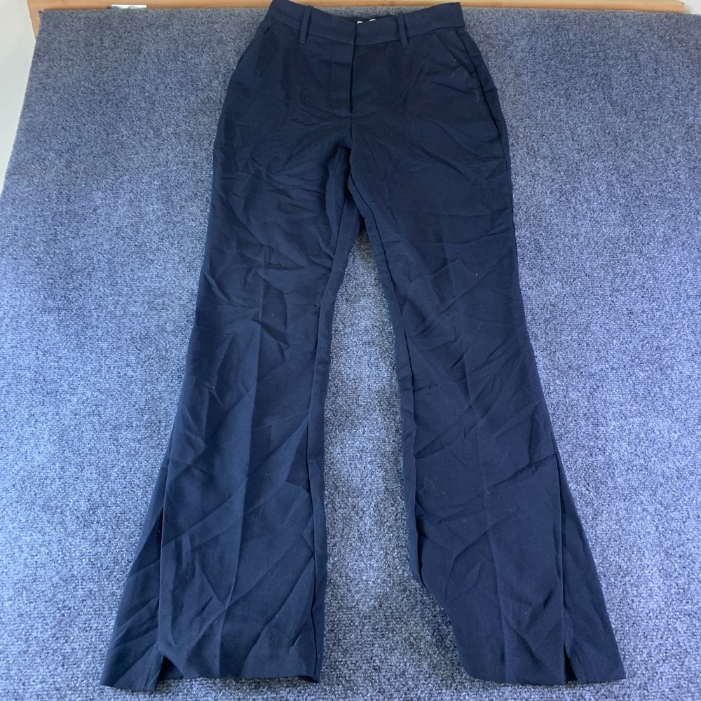 Abercrombie & Fitch Pants Womens 27/4L (Fits 27x32) Black Split Hem Bootcut Leg